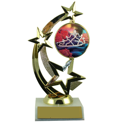 Beauty Pagent Spinner Trophy
